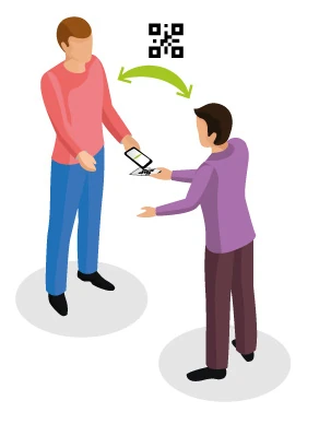 Komunikacja aplikacji przez kody QR